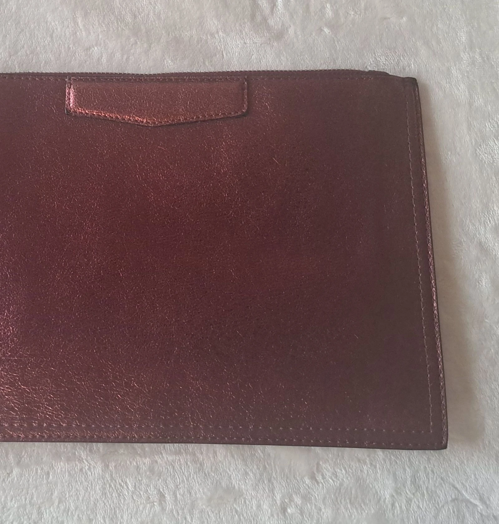 Metallic Gold Wine/Burgundy Bag • Chic Event Accessory – photo 3